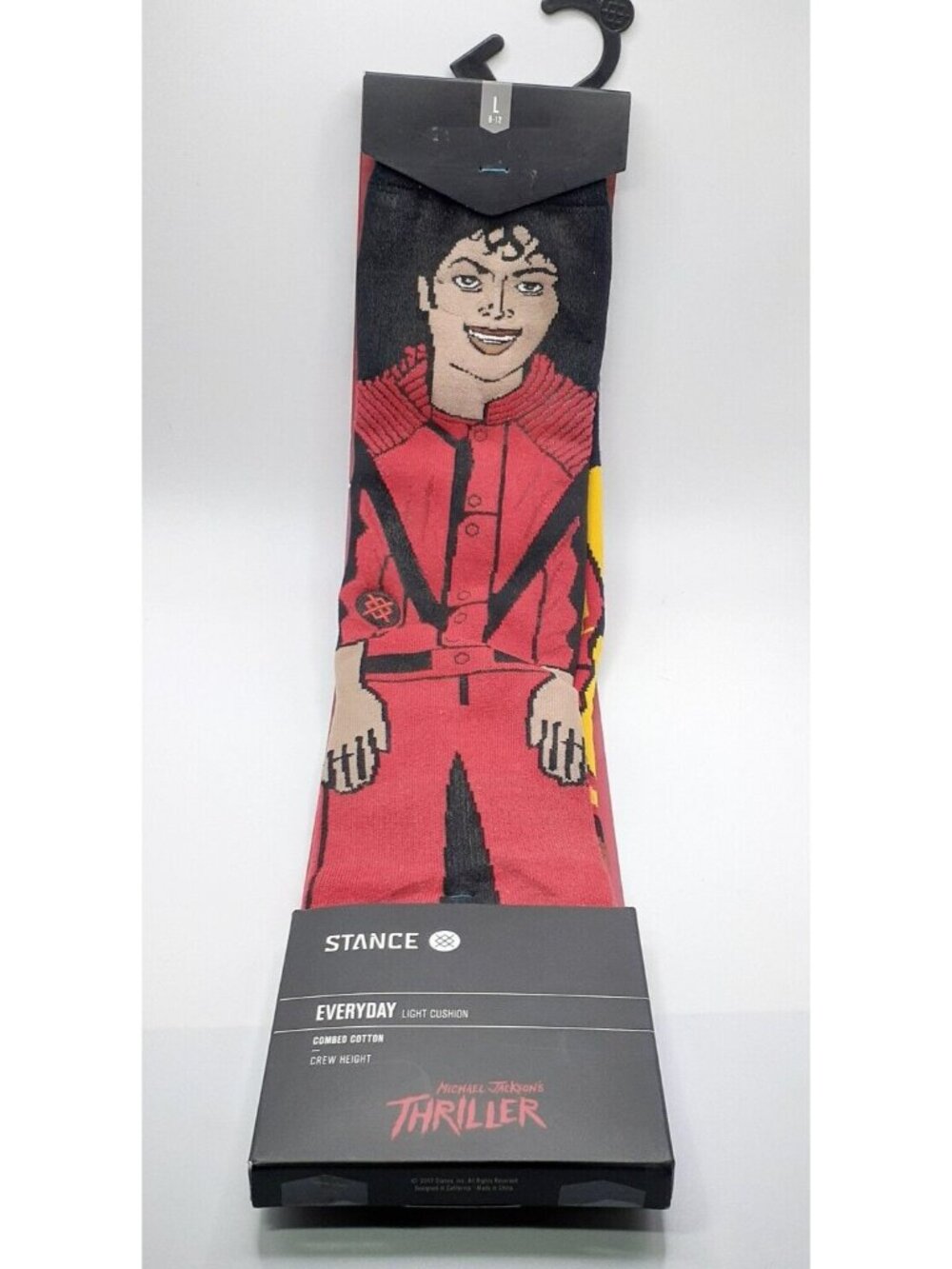 Michael Jackson's Thriller Socks Michael Jackson  L Crew New Stance